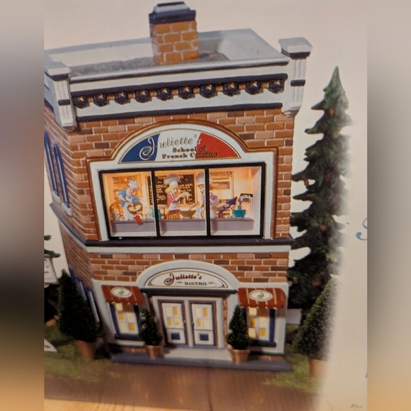 Department 56 Juliette's Bistro French Cuisine Model Vintage - Picture 1 of 11